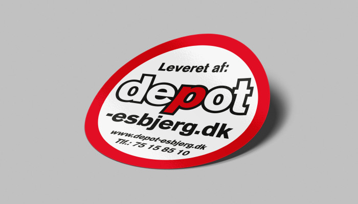 Depot DK – klistermærke