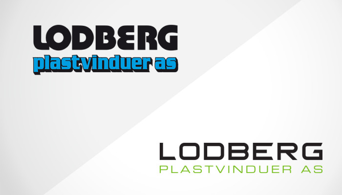 Logoopdatering – Lodberg Plastvinduer