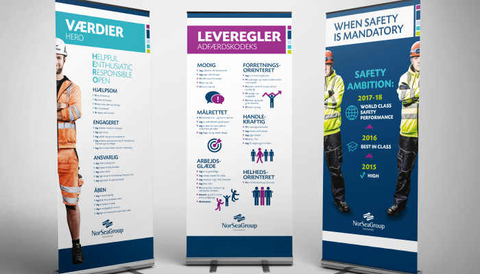 NorSeaGroup – roll-up bannere