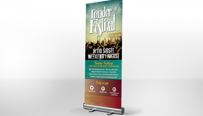 Tønder Festival – roll-up banner (2016)